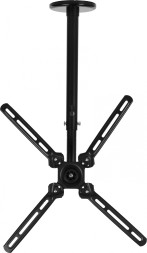 Кронштейн для телевизора Cactus CS-CP07 черный 23&amp;quot;-55&amp;quot; макс.45кг потолочный поворот и наклон