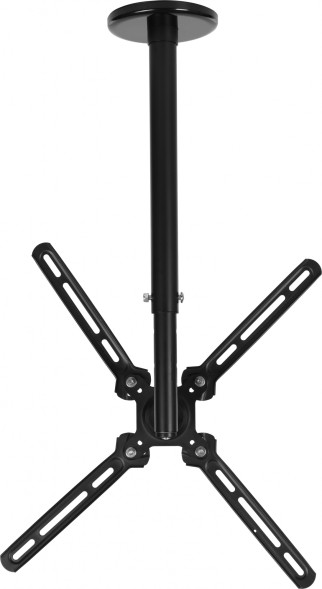 Кронштейн для телевизора Cactus CS-CP07 черный 23&amp;quot;-55&amp;quot; макс.45кг потолочный поворот и наклон