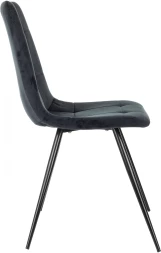 Стул для дома Бюрократ CH-K1_4 комплект 4шт черный Holland 75 металл черный на ножках (CH-K1_1/HL75_4)