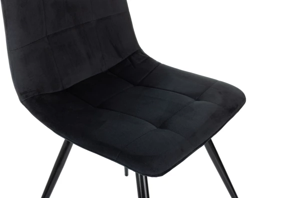 Стул для дома Бюрократ CH-K1_4 комплект 4шт черный Holland 75 металл черный на ножках (CH-K1_1/HL75_4)