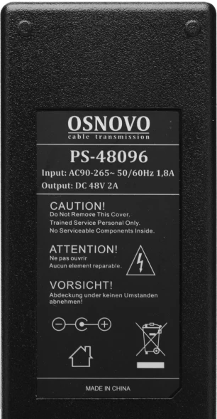 Блок питания AC/DC Osnovo PS-48096 48В 96Вт