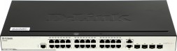 Коммутатор D-Link DES-3200-28/C1A 24x100Мбит/с 2xКомбо(1000BASE-T/SFP) 2SFP управляемый