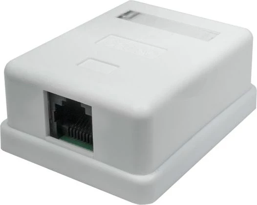 Розетка Suprlan 10-0307 информ. RJ45 кат.5E U/UTP черн.