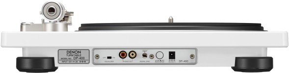 Проигрыватель винила Denon DP-400 частично автоматический белый