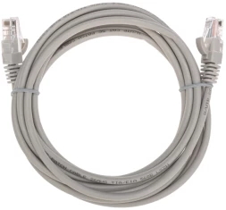 Патч-корд Rexant 02-0100-3 U/UTP RJ-45 вил.-вилка RJ-45 кат.5E 3м серый LSZH