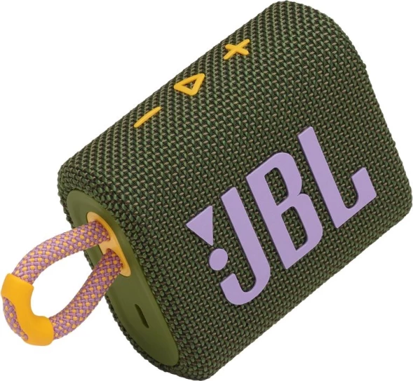 Колонка порт. JBL GO 3 зеленый 4.2W 1.0 BT 10м (JBLGO3GRN)
