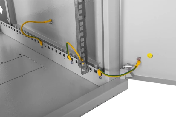 Шкаф коммутационный ЦМО (ШРН-12.350.1) настенный 12U 600x359мм пер.дв.металл 200кг серый 300мм 14кг 180град. 612мм металл