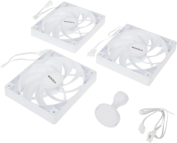 Корпус Montech Heritage PRO (W) белый без БП mATX 5x120mm 2x140mm 2xUSB3.0 audio bott PSU