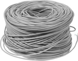 Кабель сетевой информационный Suprlan Premium 01-1012-2 кат.5E FTP 4 пары 24AWG PVC внутренний 305м серый