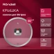 Крышка Rondell Stripes RDA-1622 d=28см крыш.прозрачный руч.серая