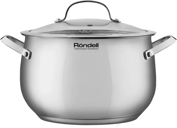 Кастрюля Rondell Calypso RDS-1672 5.8л. d=22см (с крышкой) стальной