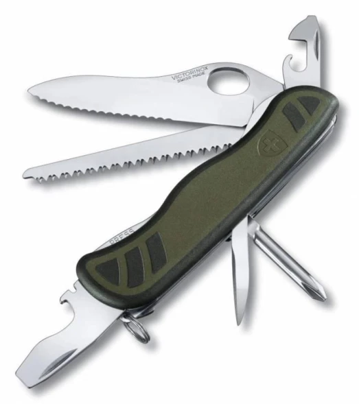 Нож перочинный Victorinox 0.8461.MWCH 111мм 10функц. зеленый/черный карт.коробка