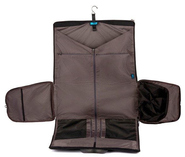 Сумка дорожная Piquadro Brief2 PA6147BR2/N черная нейлон/натур.кожа