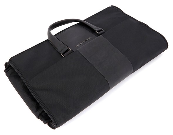 Сумка дорожная Piquadro Brief2 PA6147BR2/N черная нейлон/натур.кожа