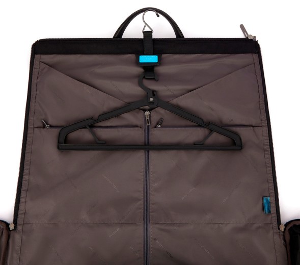 Сумка дорожная Piquadro Brief2 PA6147BR2/N черная нейлон/натур.кожа