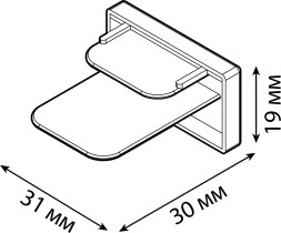 Заглушка Gauss TR115 черный