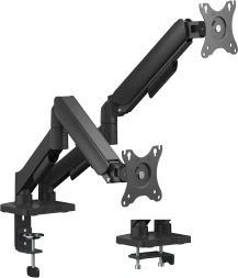 Кронштейн для мониторов Ultramounts UM740 черный 17&amp;quot;-32&amp;quot; макс.18кг крепление к столешнице поворот и наклон