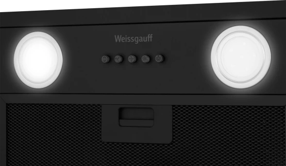 Вытяжка встраиваемая Weissgauff Dubhe 450 Black Edition черный управление: кнопочное (1 мотор)