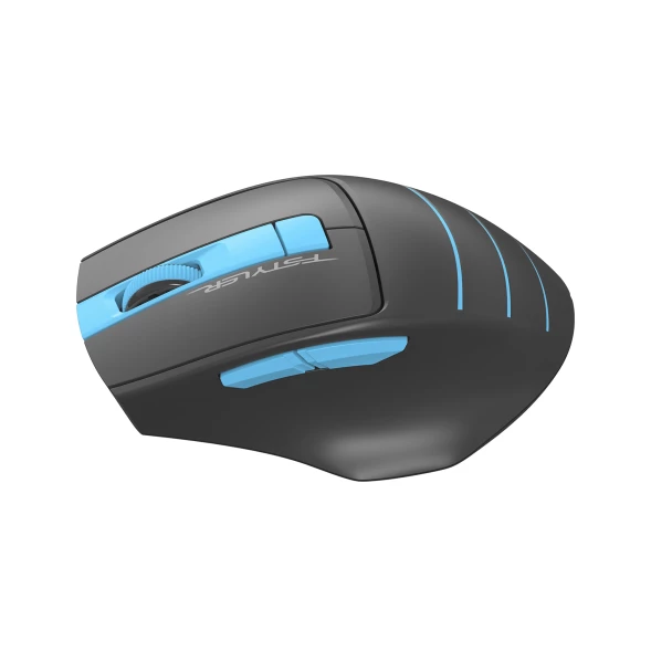 Мышь A4Tech Fstyler FG30S серый/синий оптическая (2000dpi) silent беспроводная USB (5but)