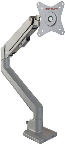 Кронштейн для мониторов Arm Media LCD-T35 серебристый 17&amp;quot;-34&amp;quot; макс.9кг настольный поворот и наклон верт.перемещ.