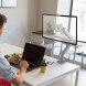 Кронштейн для мониторов Arm Media LCD-T35 серебристый 17&amp;quot;-34&amp;quot; макс.9кг настольный поворот и наклон верт.перемещ.