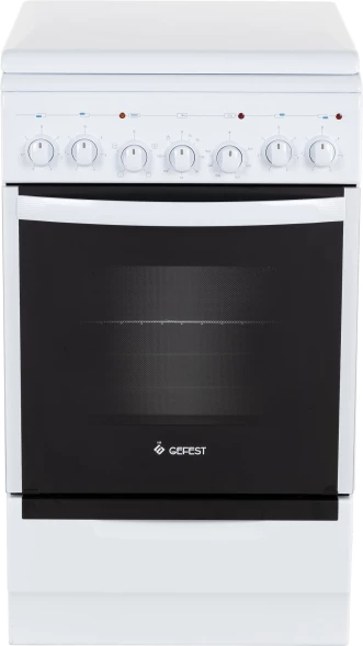 Плита Электрическая Gefest ЭП Н Д 5140-02 0037 белый эмаль (металлическая крышка)