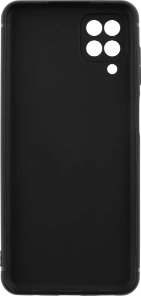 Чехол (клип-кейс) BoraSCO для Samsung Galaxy A12 черный (матовый) (39790)