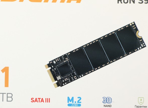 Накопитель SSD Digma SATA-III 1TB DGSR1001TS93T Run S9 M.2 2280