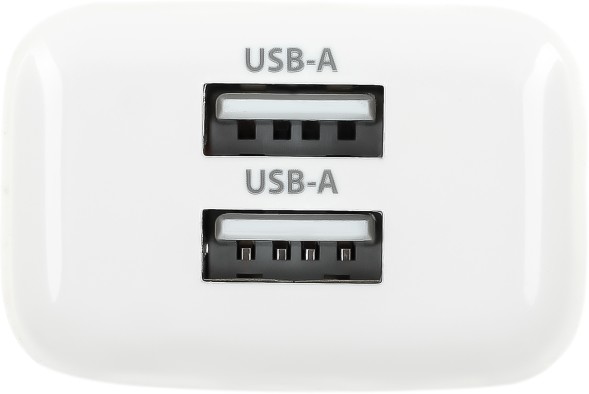 Сетевое зар./устр. Buro BUWE1 10.5W 2.1A 2xUSB универсальное белый (BUWE10S200WH)