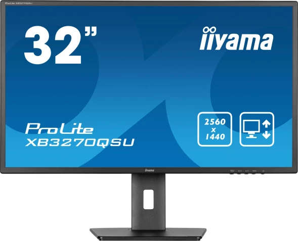 Монитор Iiyama 31.5&amp;quot; ProLite XB3270QSU-B1 черный IPS 16:9 HDMI M/M матовая HAS Piv 250cd 178гр/178гр 2560x1440 100Hz DP 2K USB 8.6кг