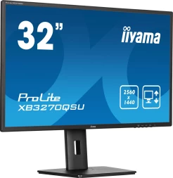 Монитор Iiyama 31.5&amp;quot; ProLite XB3270QSU-B1 черный IPS 16:9 HDMI M/M матовая HAS Piv 250cd 178гр/178гр 2560x1440 100Hz DP 2K USB 8.6кг