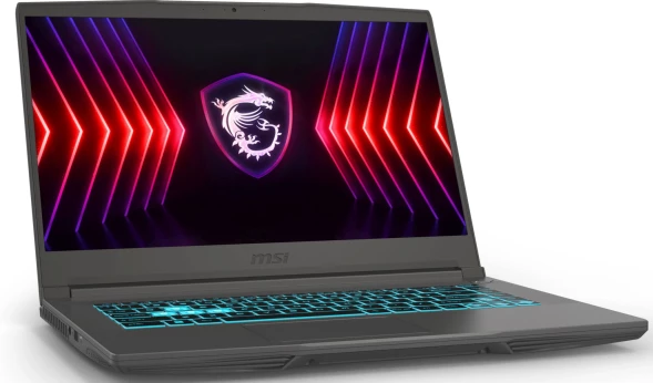 Ноутбук MSI Thin 15 B13VE-2650XRU Core i5 13420H 16Gb SSD512Gb NVIDIA GeForce RTX4050 6Gb 15.6&amp;quot; IPS FHD (1920x1080) FreeDOS grey space WiFi BT Cam (9S7-16R831-2650)