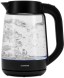 Чайник электрический Starwind SKG4030 1.7л. 2200Вт черный корпус: стекло/пластик