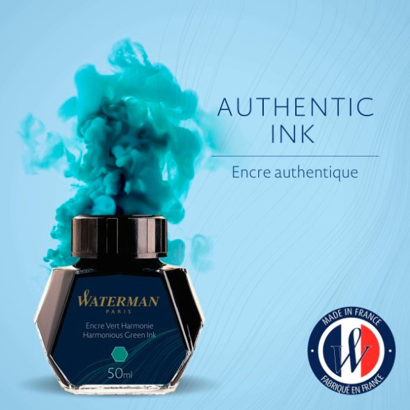 Флакон с чернилами Waterman (CWS0110770) Harmonious Green чернила 50мл для ручек перьевых