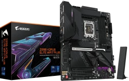 Материнская плата Gigabyte Z890 AORUS ELITE WIFI7 PLUS Soc-1851 Intel Z890 ATX AC`97 8ch(7.1) 5Gigabit RAID+DP
