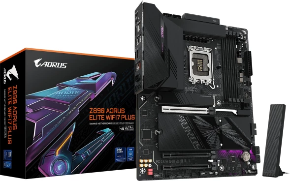 Материнская плата GIGABYTE Z890 AORUS ELITE WIFI7 PLUS Сокет LGA 1851 ATX