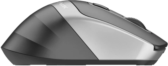 Мышь Оклик 516MW черный/серебристый оптическая 1600dpi silent беспров. BT/Radio USB для ноутбука 6but (1978689)