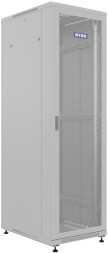 Шкаф серверный NTSS Премиум (NTSS-R42U6080PD/PD) напольный 42U 600x800мм пер.дв.перфор. задн.дв.перфор. 900кг серый 710мм 63кг 1987мм IP20 сталь