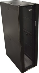 Шкаф коммутационный Lanmaster LAN-DC-CBP-xxU-8xy (LAN-DC-CBP-42UX6X12) напольный 42U 600x1200мм пер.дв.перфор. задн.дв.перфор. 4 бок.пан. 1500кг черный 101кг 1992мм металл