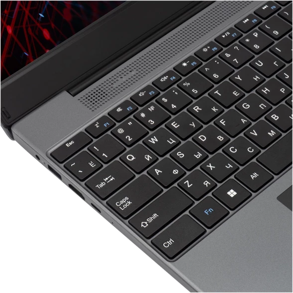 Ноутбук IRU Tactio 15PHC Ryzen 5 7430U 8Gb SSD256Gb AMD Radeon Graphics 15.6&amp;quot; IPS FHD (1920x1080) Windows 11 Pro Multi Language black WiFi BT Cam 4350mAh (2045999)
