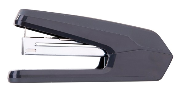 Степлер настольный Deli E0464BLACK Exceed 24/6 26/6 (25листов) черный 100скоб металл/пластик закрытый/открытый коробка