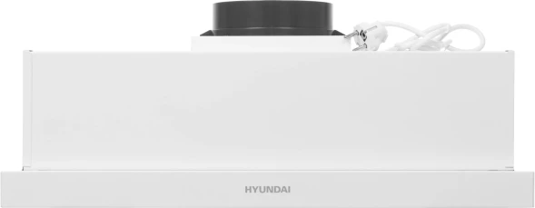 Вытяжка встраиваемая Hyundai HBH 6233 W белый управление: механическое (1 мотор)