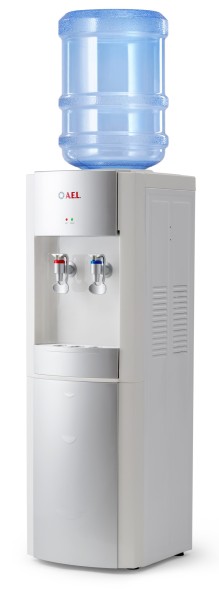 Кулер AEL LD-AEL-28 напольный электронный белый/серебристый