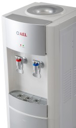 Кулер AEL LD-AEL-28 напольный электронный белый/серебристый