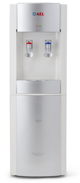 Кулер AEL LD-AEL-28 напольный электронный белый/серебристый