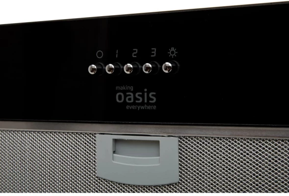 Вытяжка встраиваемая Oasis UNC-50B (FR) черный управление: кнопочное (1 мотор)