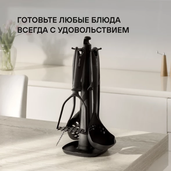 Набор аксессуаров Rondell Arcane RD-1859 черный наб.:6предм. упак.:подарочная коробка