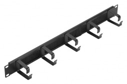 Кабельный органайзер Горизонтальный Lanmaster LAN-ORG/BPMR-1U двухсторонний гребенка 1U шир.:19&amp;quot;