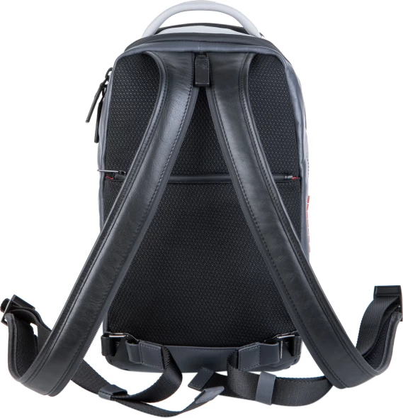 Рюкзак слинг Piquadro Urban CA6801UB00/GRN серый/черный натур.кожа
