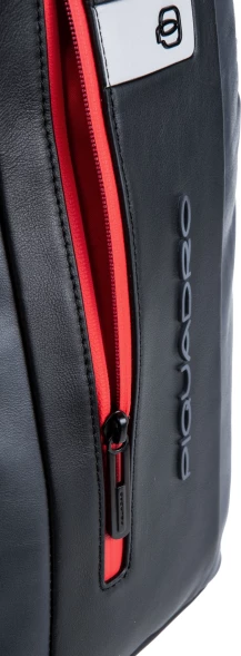 Рюкзак слинг Piquadro Urban CA6801UB00/GRN серый/черный натур.кожа
